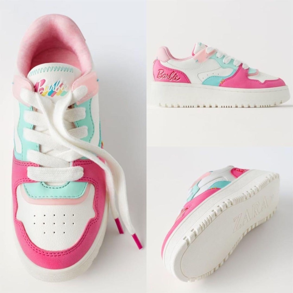 NWT ZARA BARBIE ADULT SNEAKERS 39 - Picture 2 of 4
